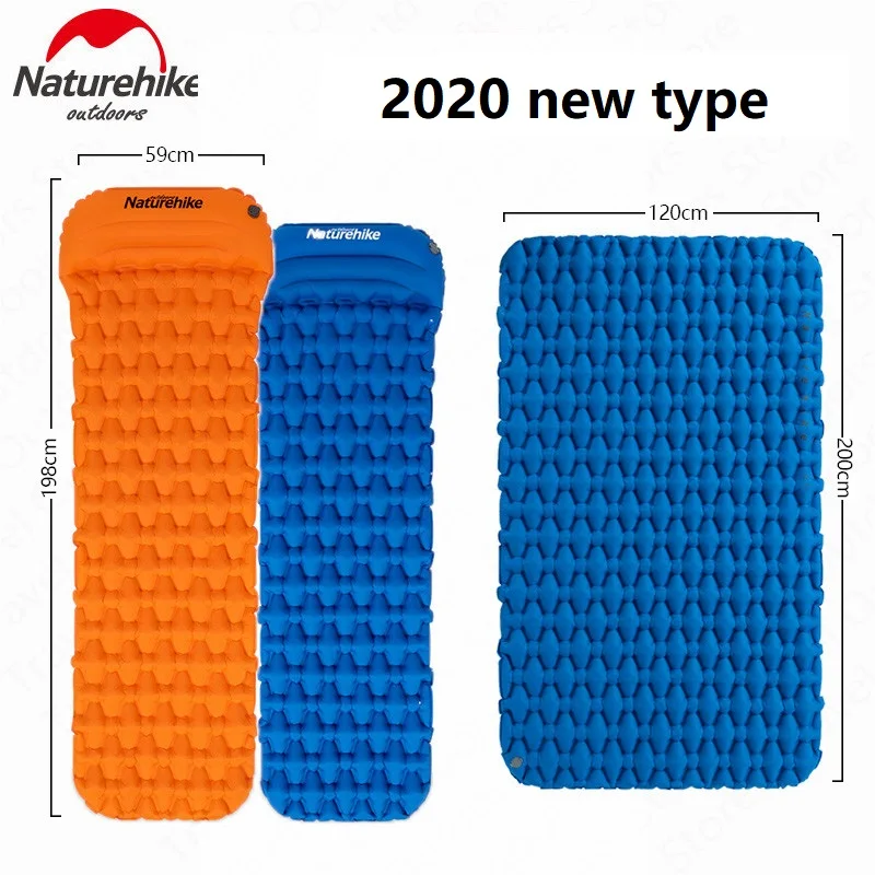 Naturehike наружный Сверхлегкий коврик для кемпинга 1 2 человек сна портативный