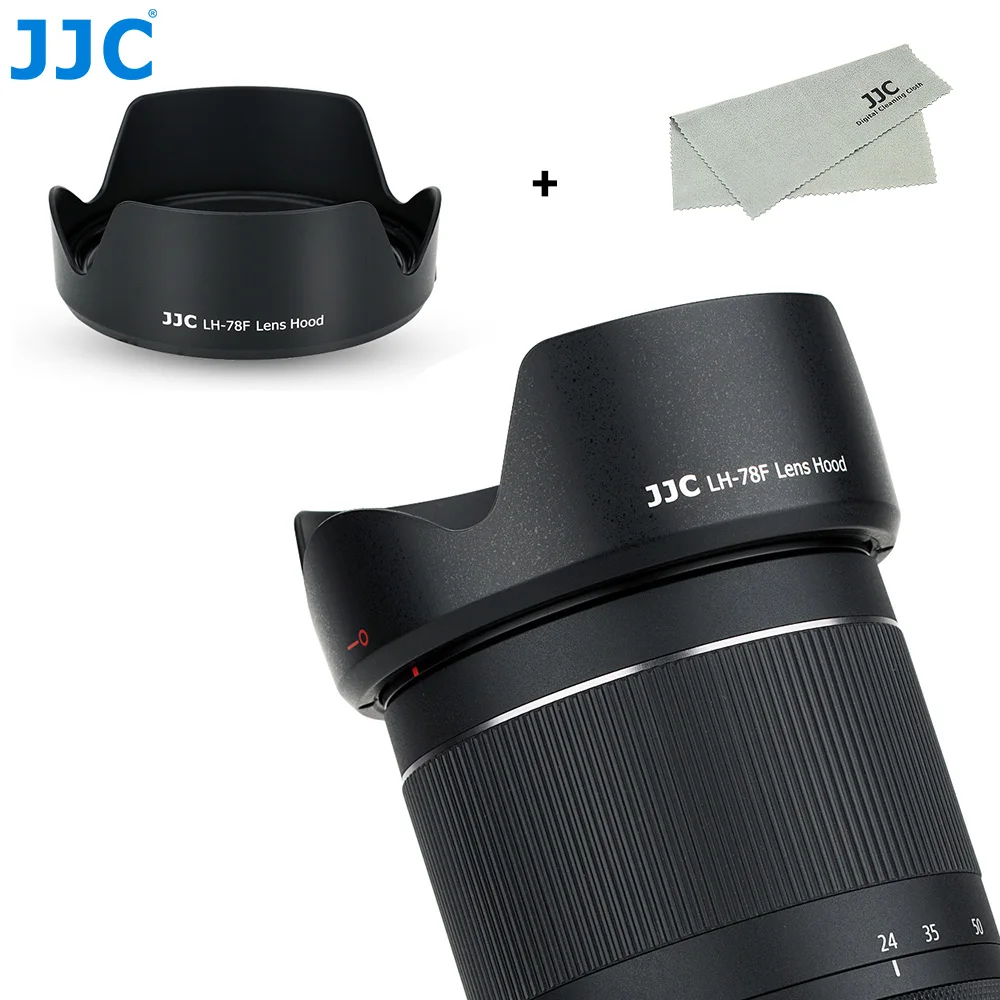 

JJC реверсивная бленда для камеры Canon RF 24-240 мм f/4-6,3 IS USM объектив на Canon EOS R EOS RP EOS Ra Заменяет CANON EW-78F