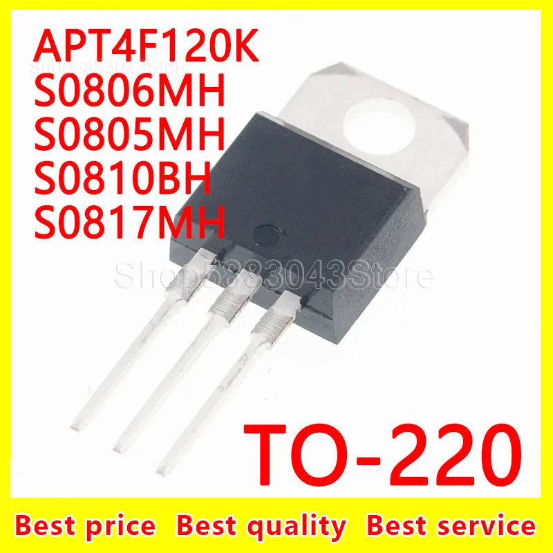 

(10pcs)100% New Original APT4F120K S0806MH S0805MH S0810BH S0817MH TO-220 Chipset