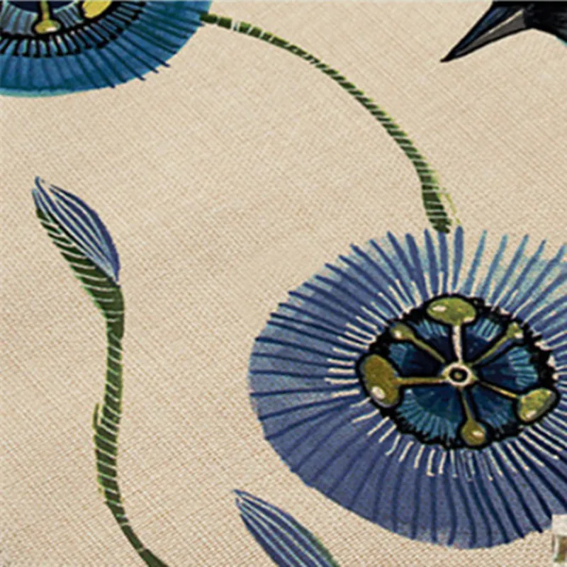 Коврик кухонный С Рисунком Птиц и листьев салфетка для стола украшение свадебной