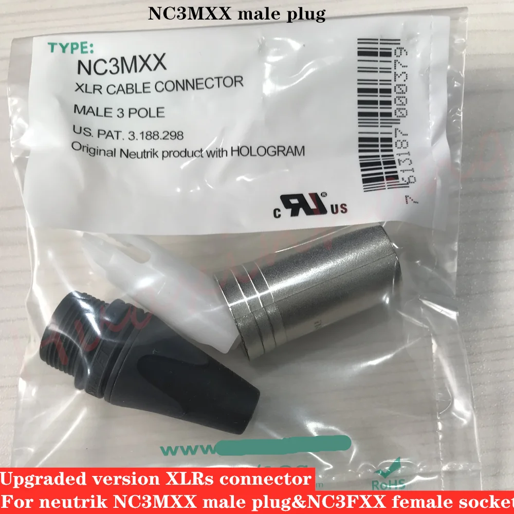 Обновленная версия! 10 шт для NEUTRIK NC3MXX 3 контактный разъем XLR сопутствующие товары