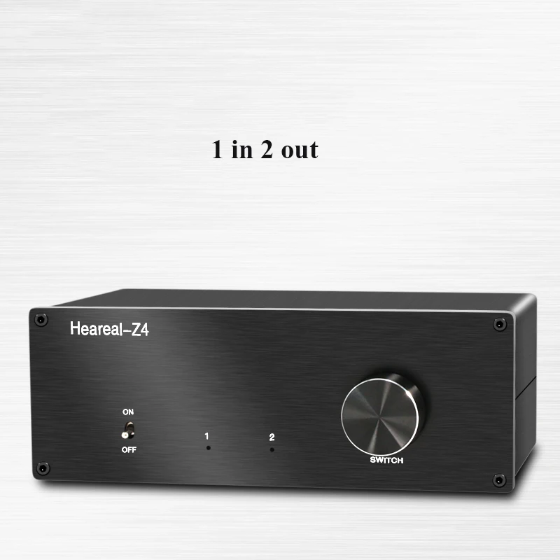 

Lusya Passive speaker speaker switching converter 1 in 2 out dual channel for 3000W Amplifier T1401