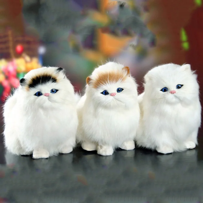 

Настоящая шерстяная кошка, куклы, Имитация животных, игрушка, кошка будет мять, детский питомец, кошка, плюшевая зеленая, праздничный подаро...