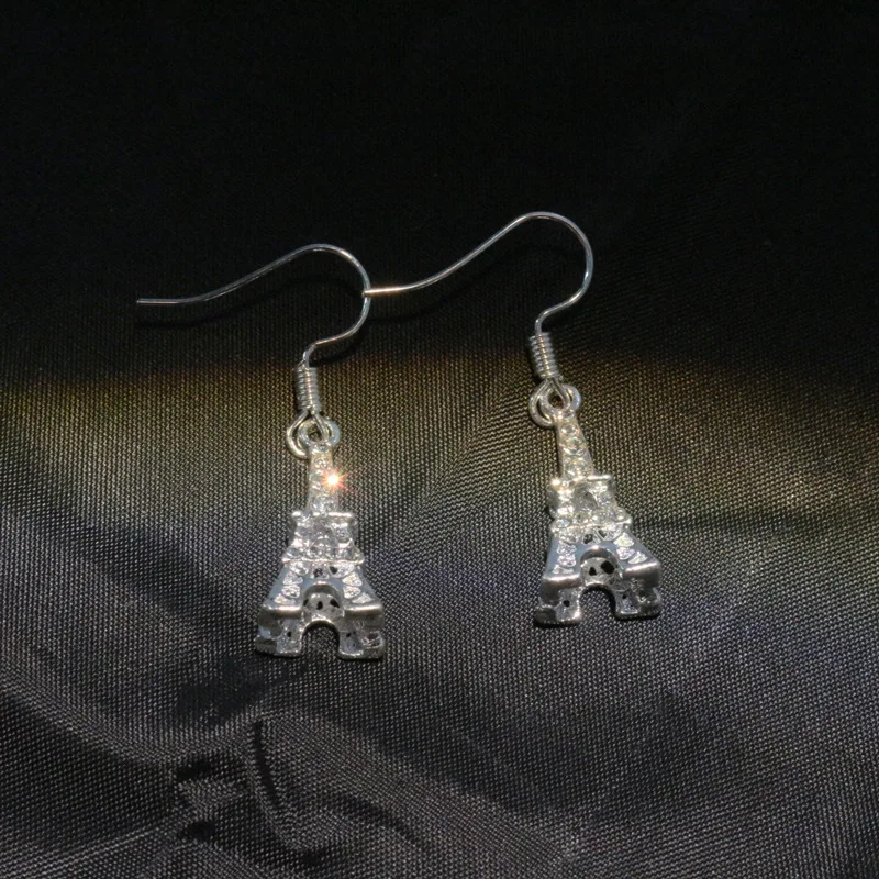 Женские серьги подвески с Эйфелевой башней панковские висячие в стиле Харадзюку