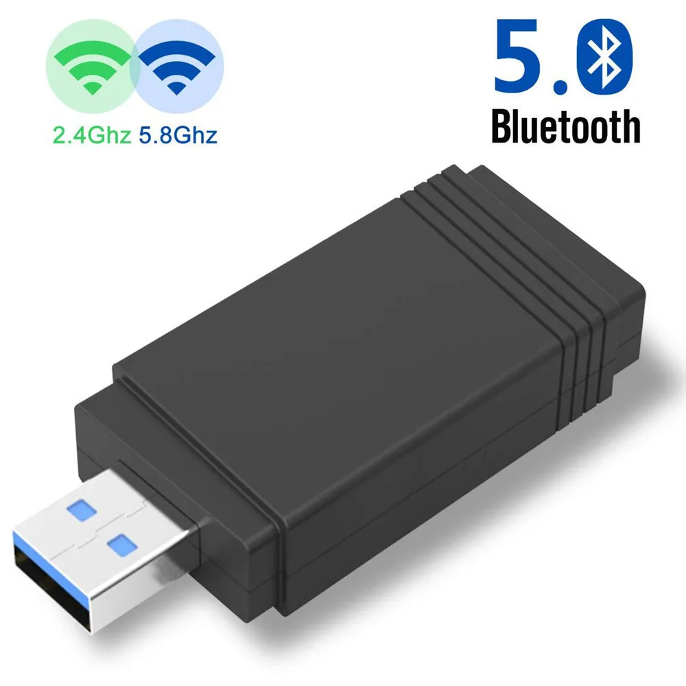 Usb Wi Fi адаптер 802.11ac 1200 Мбит/с Bluetooth 5 0|Беспроводные адаптеры| |