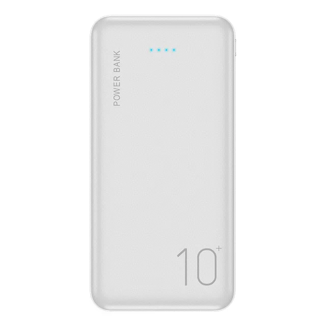 10000mAh White FLOVEME, 20000 мА/ч, внешний аккумулятор для Xiaomi Mi, iPhone, внешний аккумулятор, 20000 мА/ч, двойной USB, портативное Внешнее зарядное устройство, повербанк - Цвет: 10000mAh White