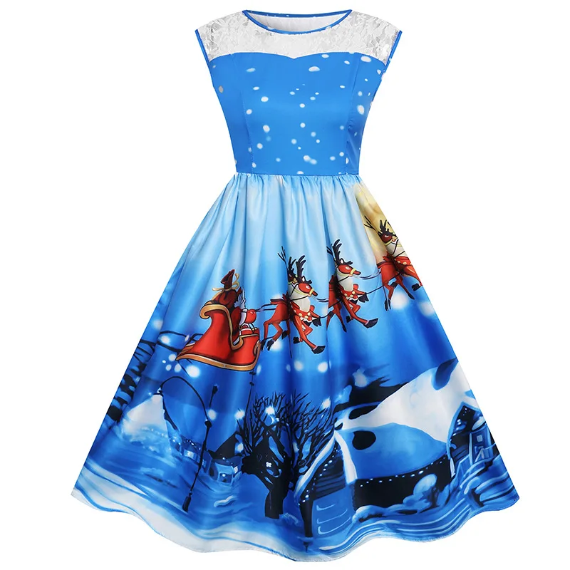 13-20Y teenagers Girls Dress Wedding Princess Christmas Dresses for girl Party Costume Kids santa Printin Lace | Детская одежда и