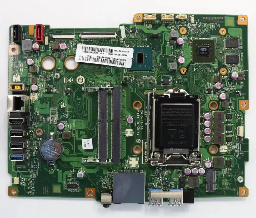

LA-C933P для материнской платы AIO 700-22ISH с номером FRU : 00UW143 GPU с платой графической независимой материнской платы 100% ТЕСТ ОК