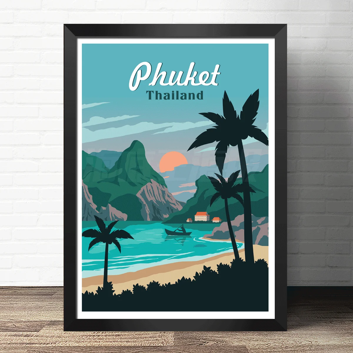 Южная Корея Япония Европа Париж картины для путешествий винтажные настенные