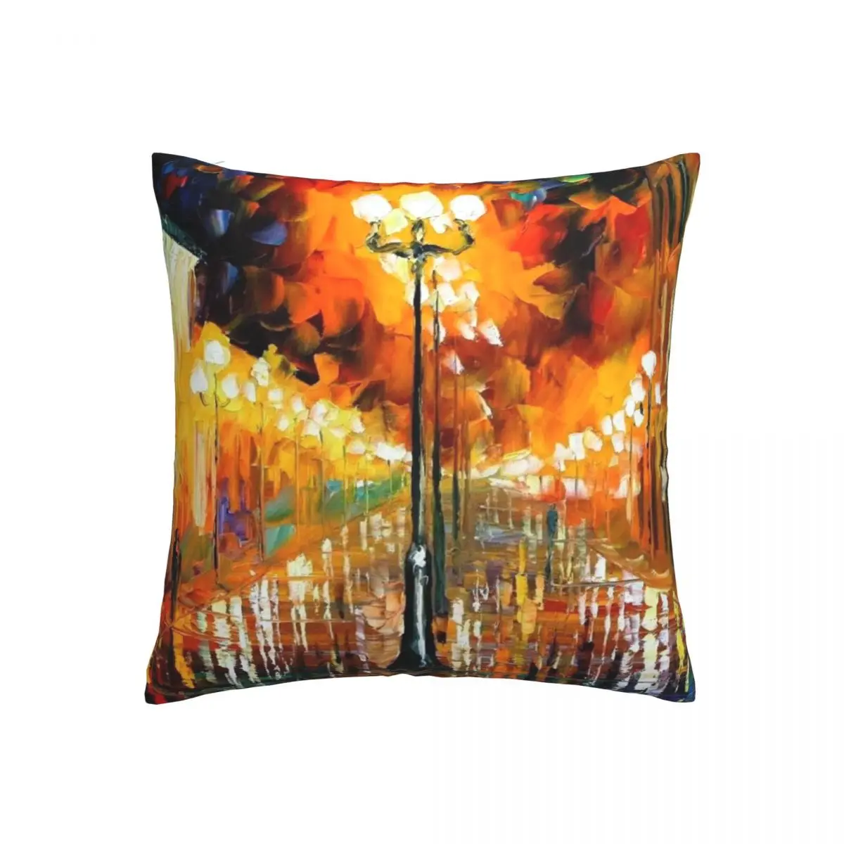 

Масляная живопись в маленьком городе, наволочка для подушки, наволочка для подушки с принтом, масляная живопись в маленьком городе, гостини...