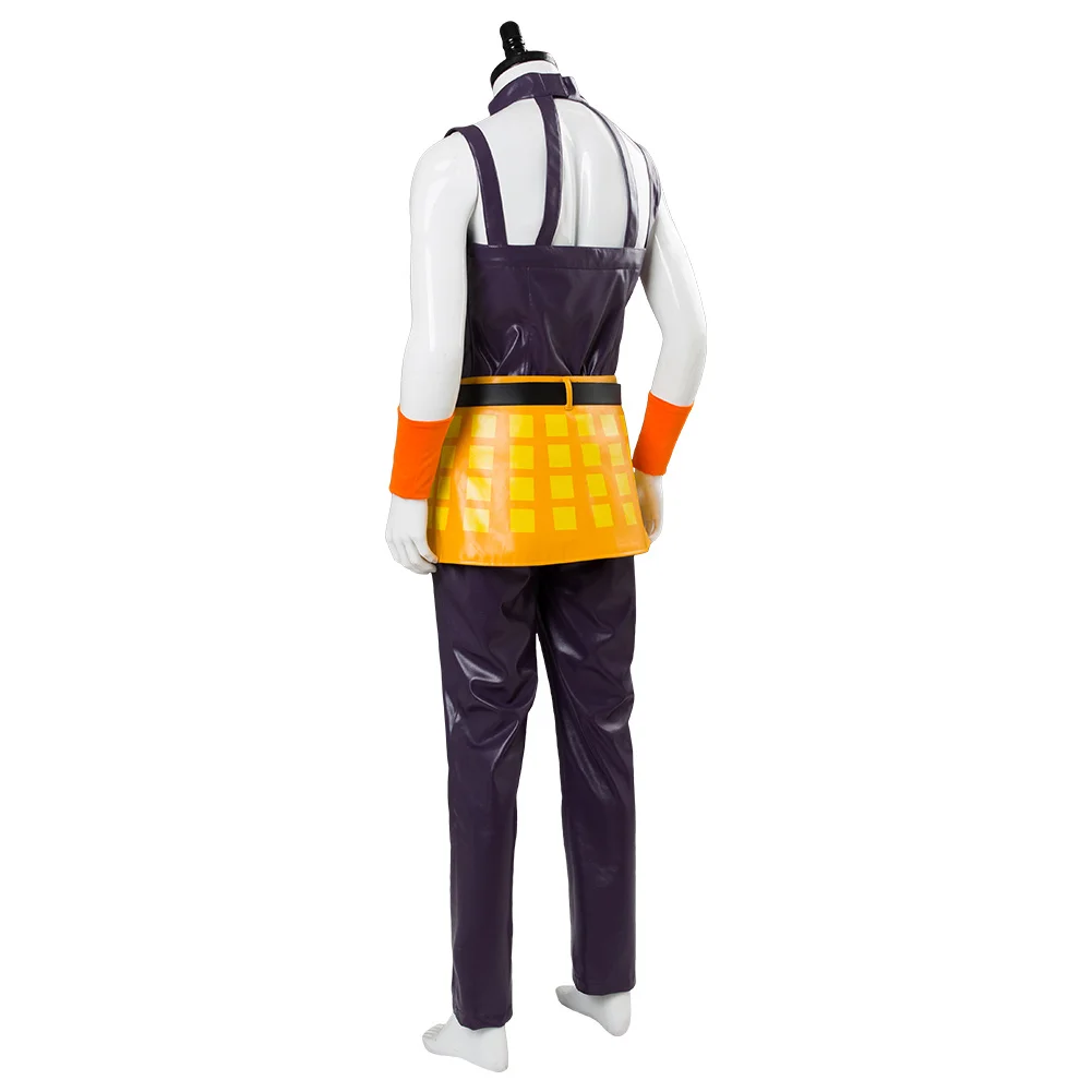 

JoJos Bizarre Adventure Gold Wind Cosplay Costume Ghirga Narancia Costume Adult Men Women Outfit Halloween Carnival Costume