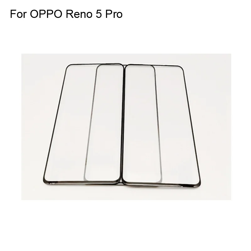 

High quality For OPPO Reno 5 Pro Front Outer Glass Lens Touch Screen Outer Glass without Flex cable For OPPO Reno5 Pro
