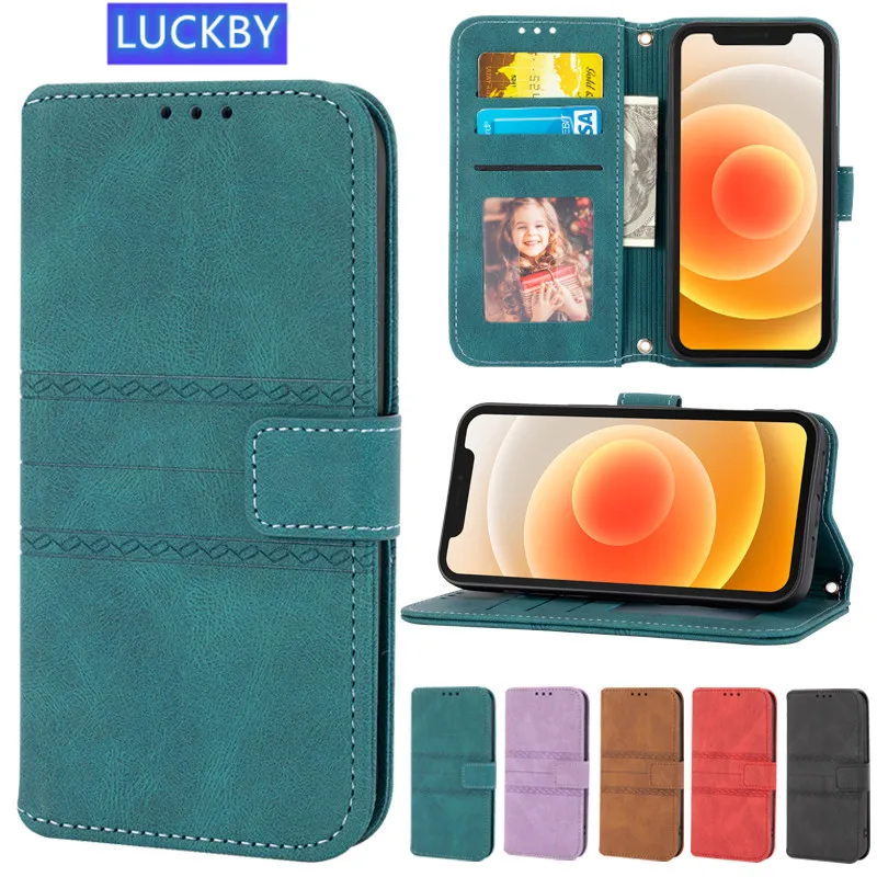 

Flip Leather Case For iPhone 13/12/11 Pro Max/XR/X/XS Max Stand Holder iPhone 8/7/6/6S Plus SE 2020 Mini Wallet Phone Case Coque