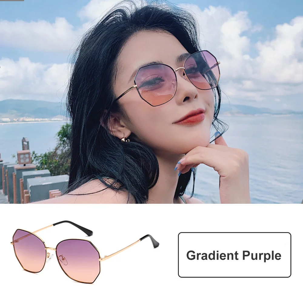 

8063 New Ladies Sunglasses Korean Trend Anti-ultraviolet Polarized Ins Sunglasses UV400 TAC Lens Glasses
