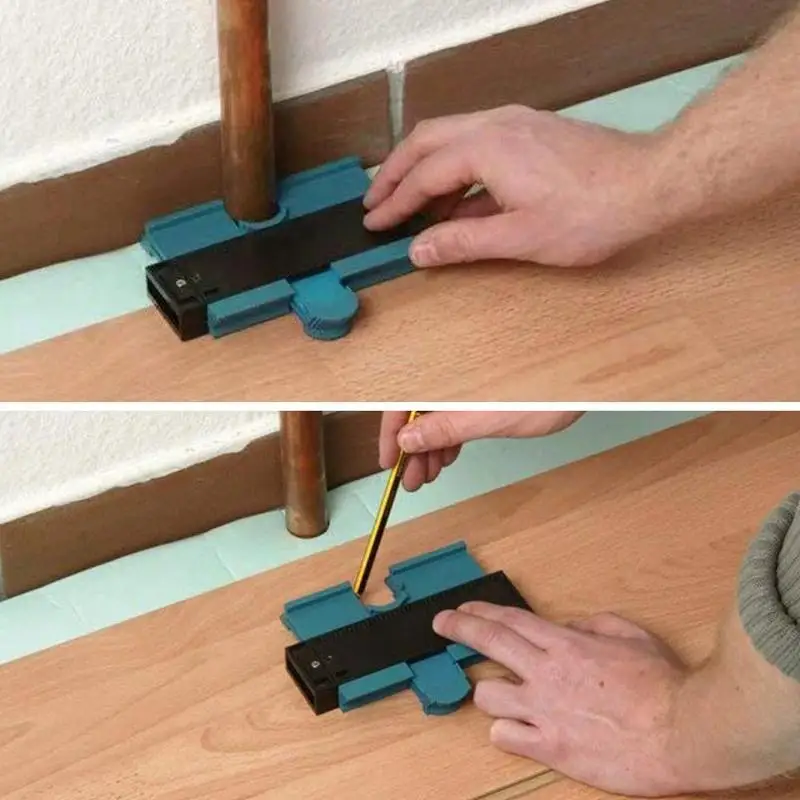 5 дюймов контур датчик в клеточку измерены ненатянутом ламинат Плитки Edge