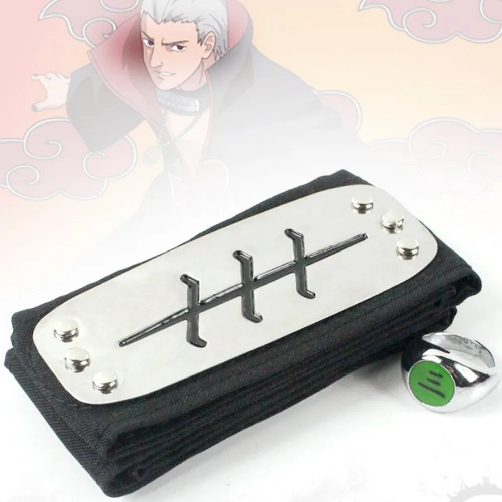 Повязка на голову из аниме Какаси кольцо Итачи Акацуки реквизит аксессуары для