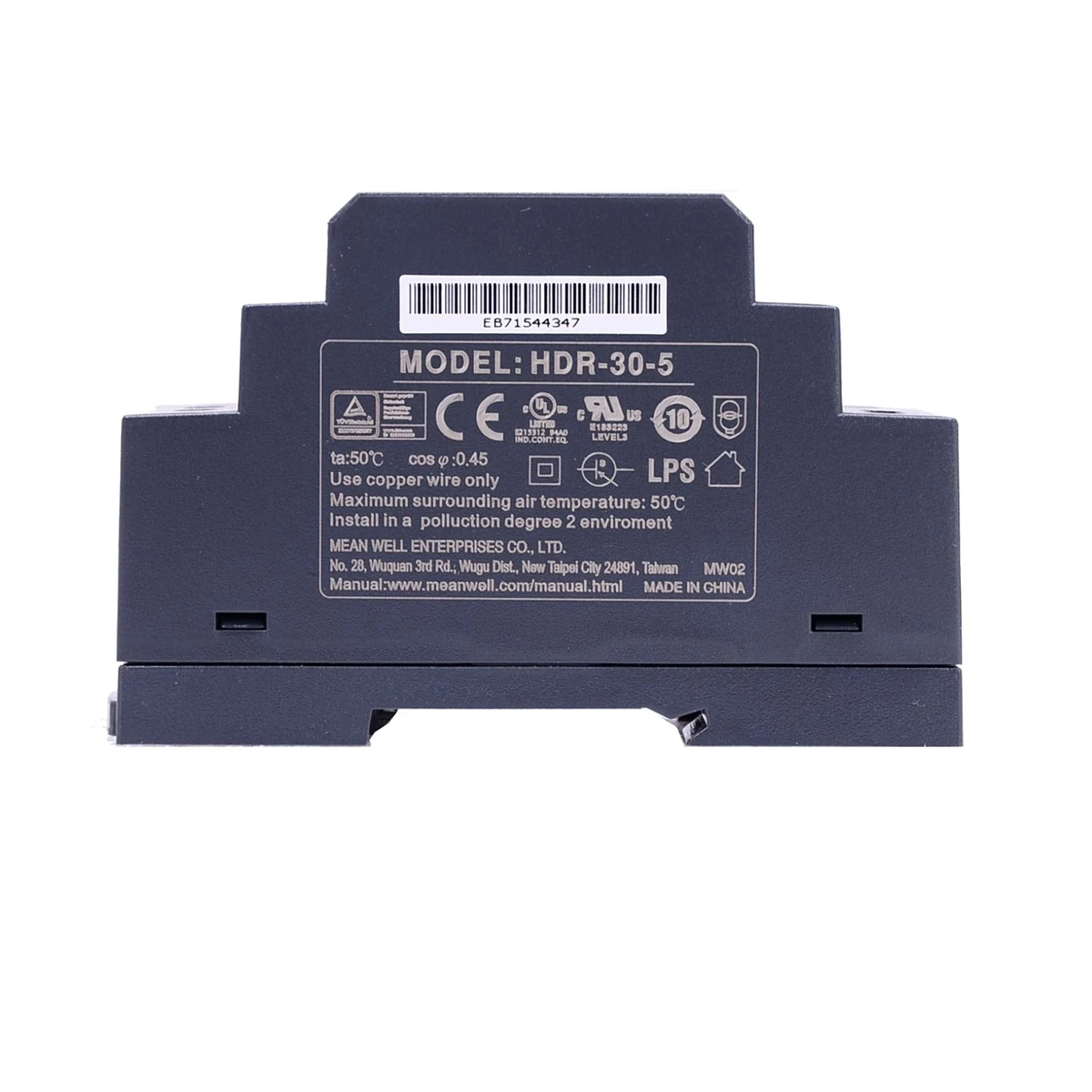 При заказе 1-10 штук товара Mean Well! HDR-30-12 Series 5V 12V 15V 24V 48V 15W 30W 36W ультра тонкий