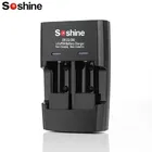 Soshine Li-FePO4 RCR 123  CR2 умное быстрое зарядное устройство для аккумулятора 16340 15266 14250