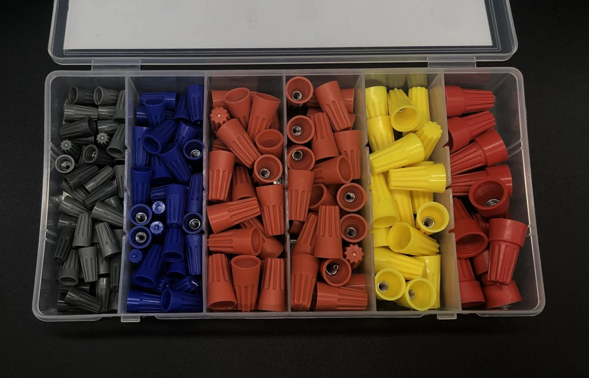 158 шт./корт. Коннекторы для электрических проводов Ассорти коннекторов витых