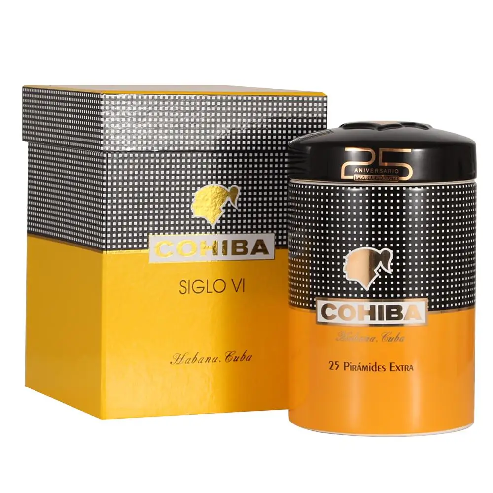 COHIBA керамический чехол для сигар роскошная коробка аксессуары большой круглый