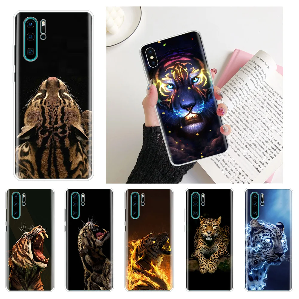 

Beast leopard Hawei Cases P30 Lite Cover For Huawei P Smart 2020 Custom Made Honor10lite Coque P10 P20 Pro Y5 Y6 2019 Shell