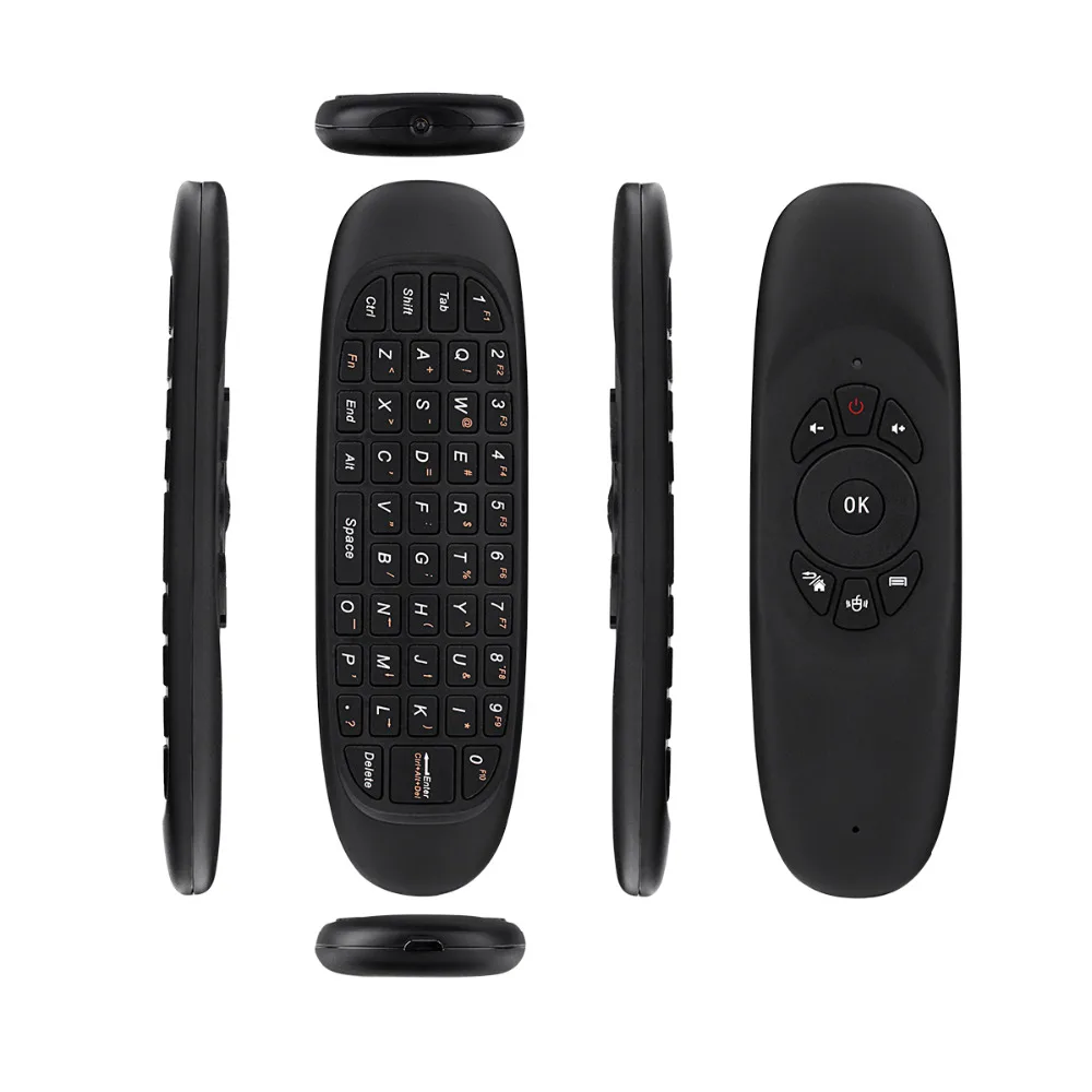 C120 RGB воздушная мышь с подсветкой перезаряжаемая Беспроводная мини-клавиатура 2 4G