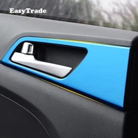car sticker interior door handle bowl cover wrist bowl trim frame for hyundai tucson 2015 2019 accessrioes 4pcs