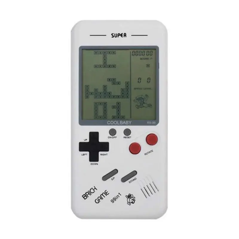 

Children's Classic Black And White Screen Tetris Game Console, Built-In Multiple Games, Small Handheld Game Console