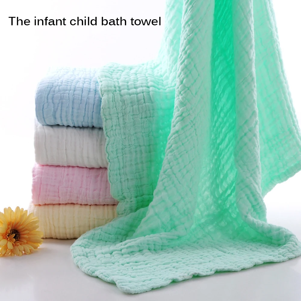 

Baby Bath Towel Shower Blanket Soft Cotton Towels Warm Sleeping Swaddle Wrap For Infant Boys Girls
