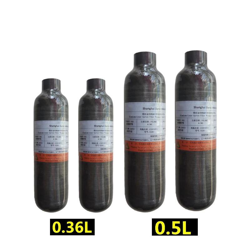 УГЛЕРОДНЫЙ баллон Pcp пневматический пистолет винтовка Пейнтбольный бак 0 36-0 5 л