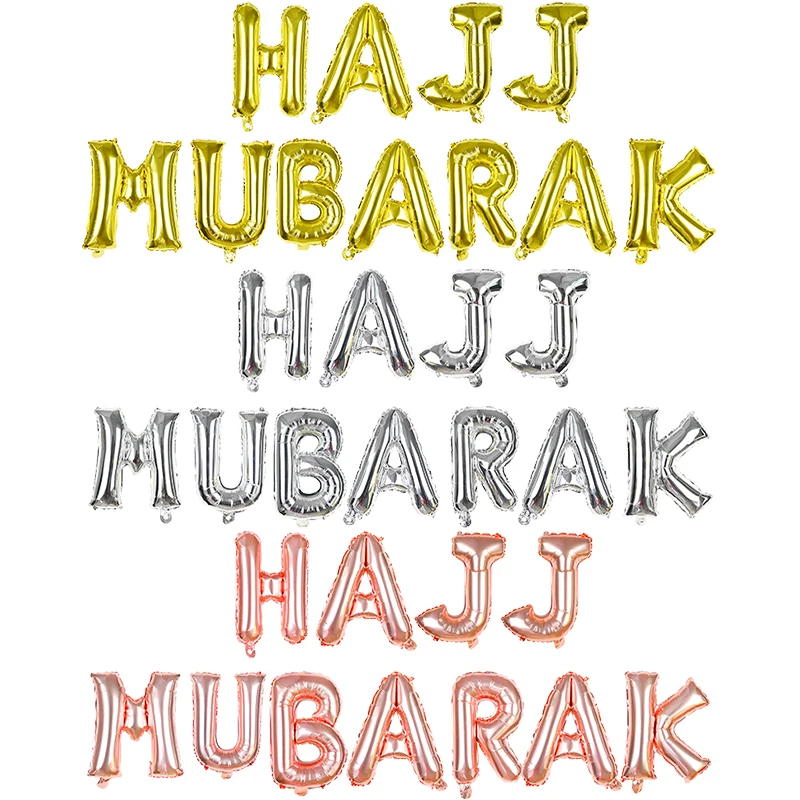 

Eid Mubarak Foil Balloon Muslim Lslamic Latex Ballon Letter Ramadan Muslim Kareem Eid Festival Party Decoration Supplies