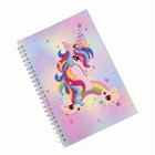 Новый продукт Dangdang A5, 60 страниц, сделай сам, блокнот из страз, единорог, узор, картина из страз, дневник, блестящие бусины, подарок