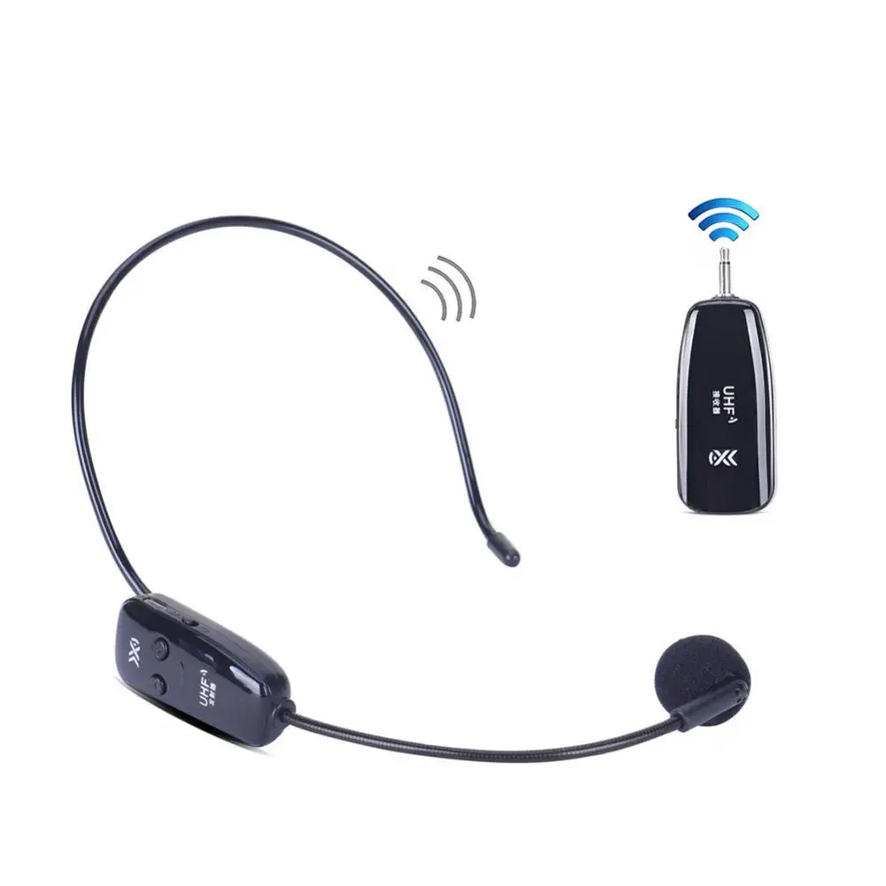 

Wireless Microphone Headset Mic for Voice Amplifier Speaker Teaching Guide