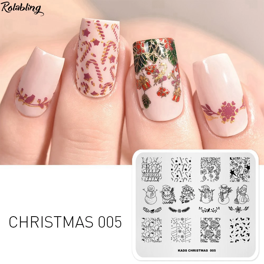 Новинка 7*8 см штамповочные пластины красивый дизайн шаблоны из нержавеющей стали