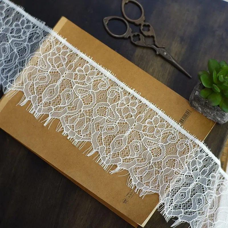 Черно-Белая Прозрачная Кружевная юбка сделай сам 3 метра рукава платье