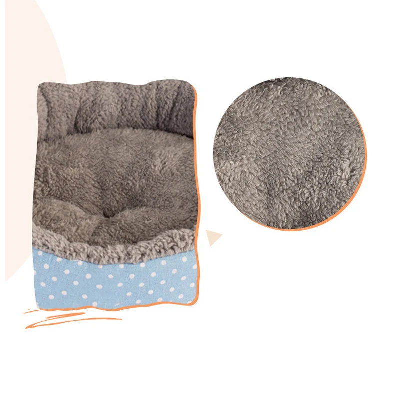 Домик для собаки Marshmallow круглая кровать складной коврик сна кошек Лежанка