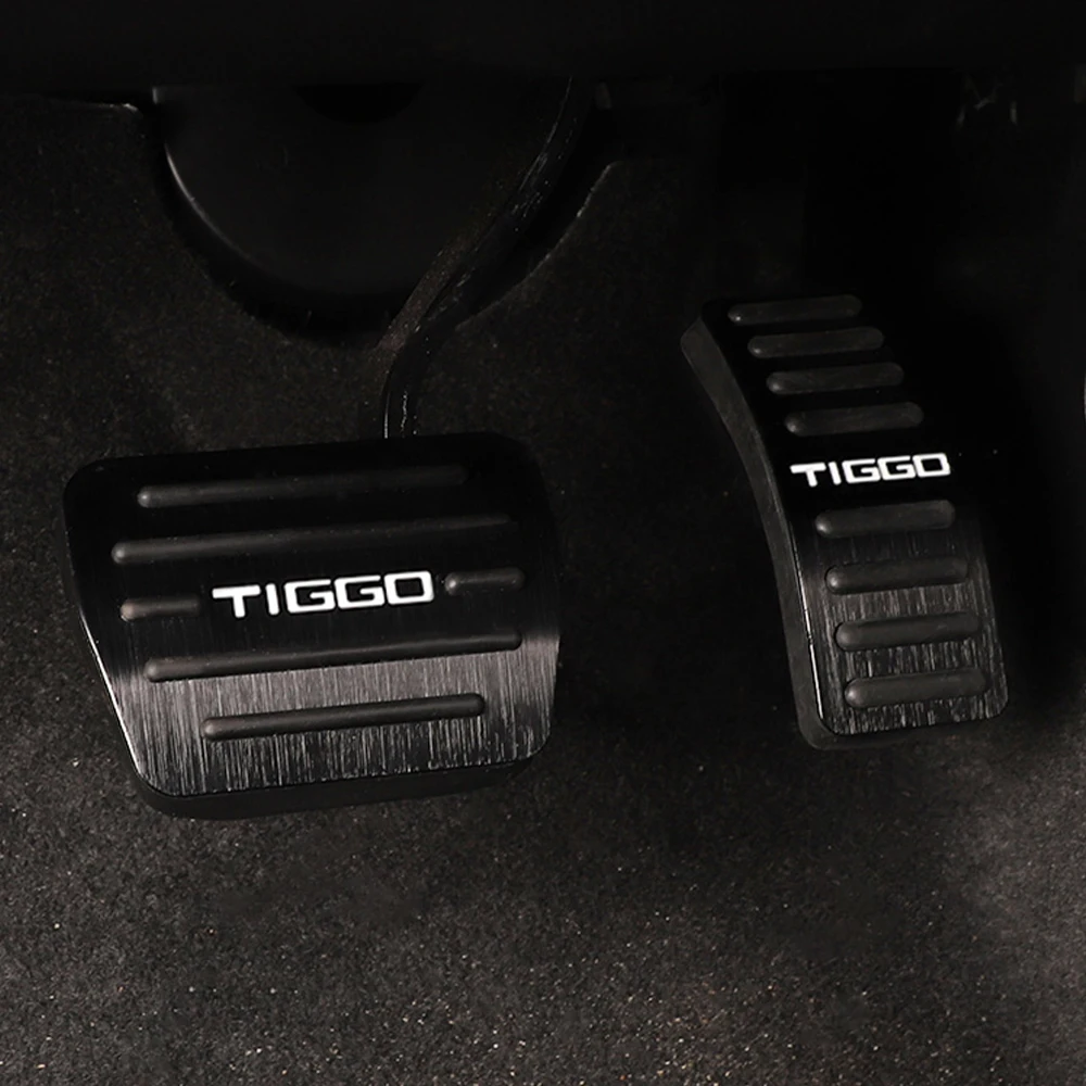 

Автомобильные педали Накладка для Chery Tiggo 4 5X Pro 2017-2019 2020 2021 2022 педаль акселератора топлива педаль тормоза крышка аксессуары