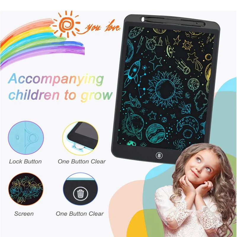 

Lcd Writing Tablet Digital Graphic Tablets Electronic Handwriting Lcd Drawing Tableta Pad Board Toys Gifts for Kids 8.5''