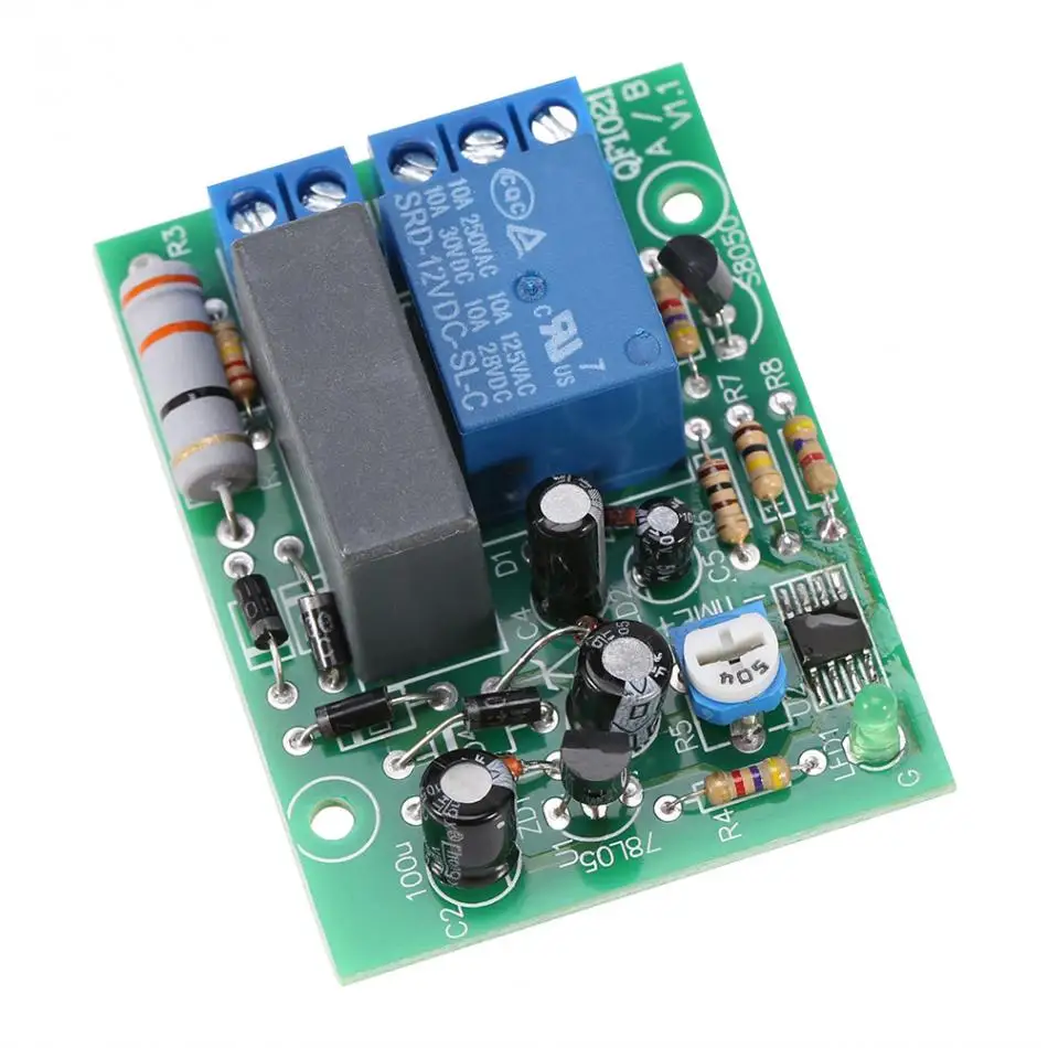 AC 220 В релейный модуль коммутатора Время задержки срабатывания цепи таймер