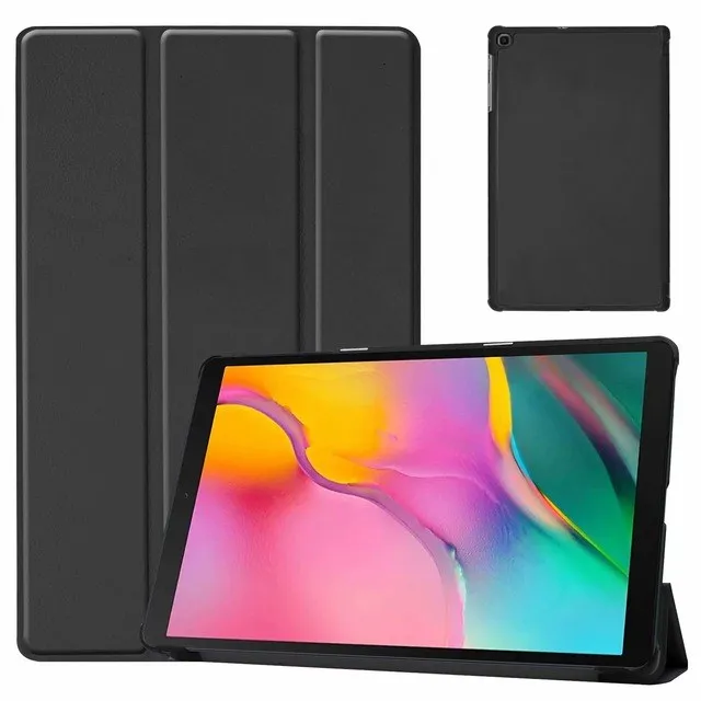 BLACK Пленка для samsung Galaxy Tab A SM-T510 SM-T515 чехол на магните для Galaxy Tab A 10," T510 T515 чехол для планшета - Цвет: BLACK