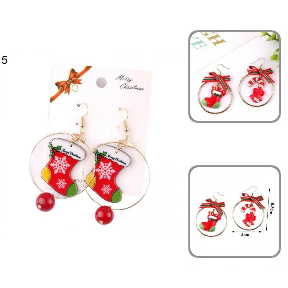 

Серьги-подвески с изысканным дизайном на Рождество, праздничные подарки для девушек