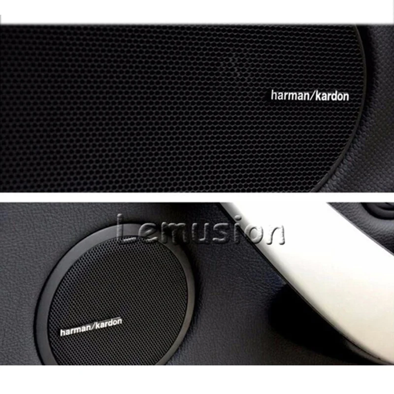 10 шт. автостайлинг Аудио наклейки Harman/Kardon для BMW серии 1 E87 F20 F21 E82 E81 E88 F40 X3 E83 F25 X6 E71 F11