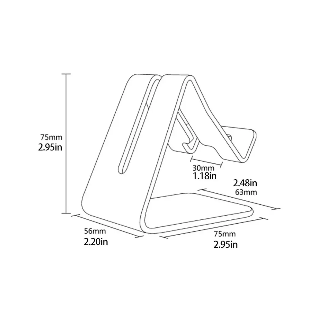

Aluminum Alloy Metal Bracket Mobile Phone Holder Desk Bracket Tablet Mobile Phone Universal Bracket