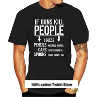nuevo si las armas camiseta 2 pistola de enmienda de los derechos divertido 2a mens tee camisa c%c3%b3moda camisa