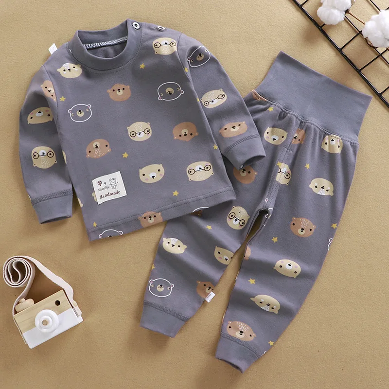 Детское осенне-зимнее теплое термобелье с длинными рукавами |