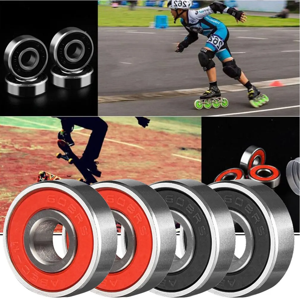 

New Arrival 8pcs Skateboard Bearings 608 ABEC-11 For Skate Shoes Patins Scooter Skateboard Bearing