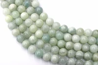 natural blue aquamarines stone round loose beads strand 681012mm for jewelry diy making necklace bracelet