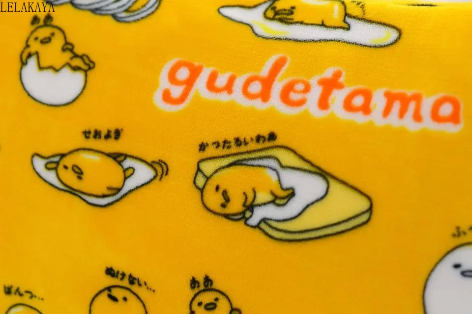 Креативные мягкие животные Gudetama Lazy яичный желток плюшевые фланелевые охлаждающее одеяло простыни наволочка для мягкой подушки детские игрушки