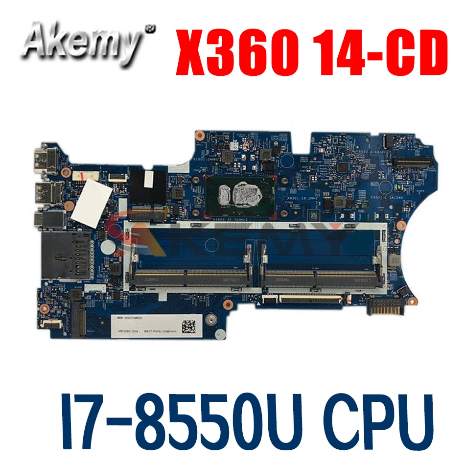 

Оригинальная материнская плата для ноутбука HP X360 14-CD