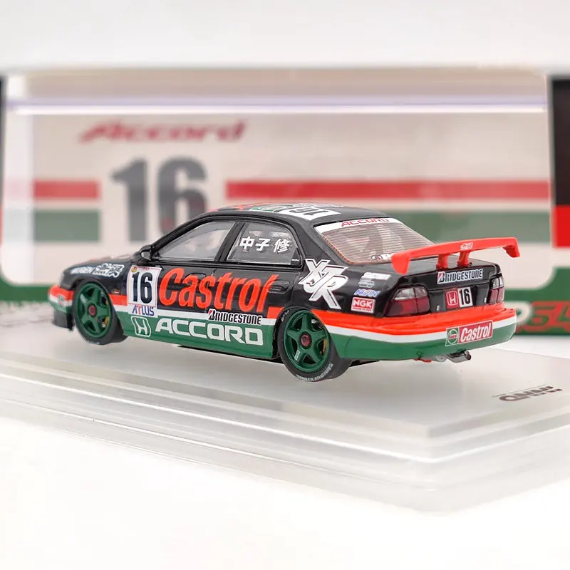 INNO 1:64 H ~ da ACCORD #16 Castrol Mugen JTCC 1996 литые модели игрушек автомобиль Ограниченная